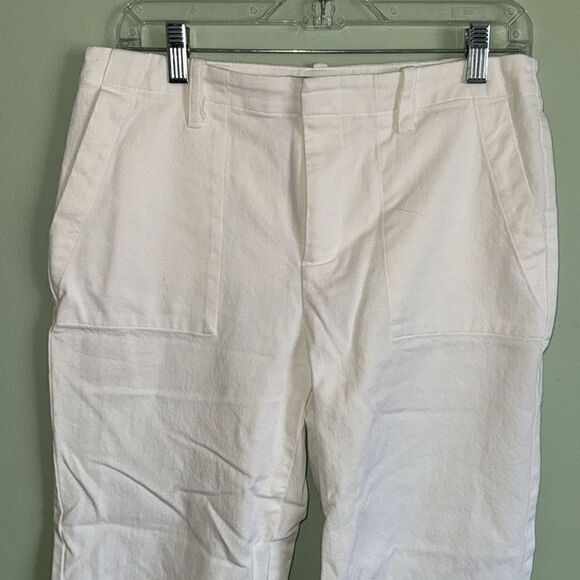 KAL RIEMAN stovepipe crop pant in natural 8 - Picture 5 of 10